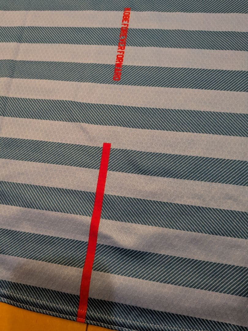 2019ヴィッセル神戸GKユニフォーム長袖 水色 ストライプ