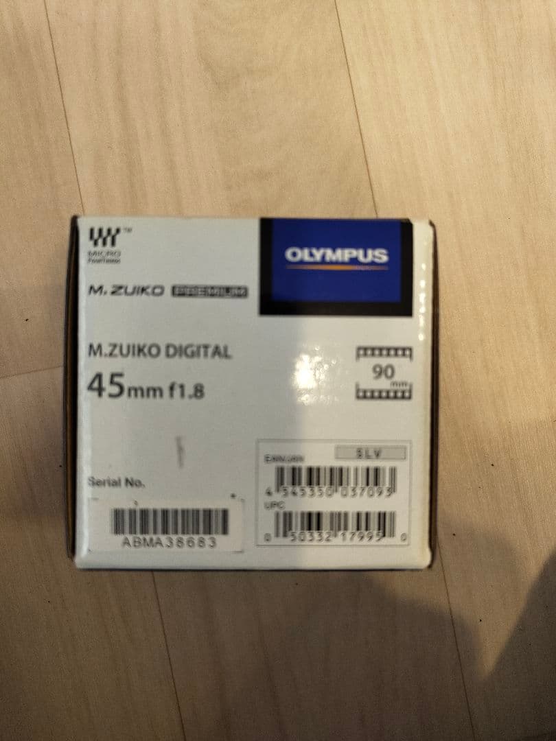 レンズ(単焦点) OLYMPUS M. ZUIKO DIGITAL 45mm f1.8