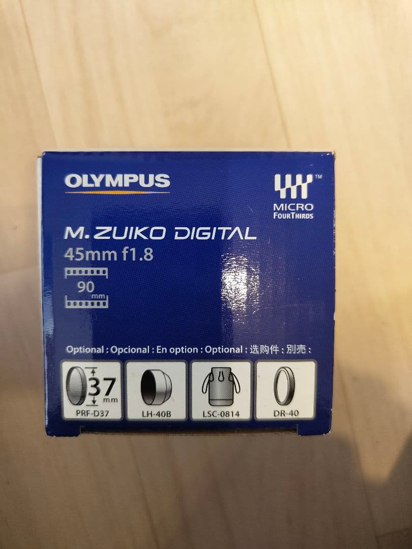 レンズ(単焦点) OLYMPUS M. ZUIKO DIGITAL 45mm f1.8