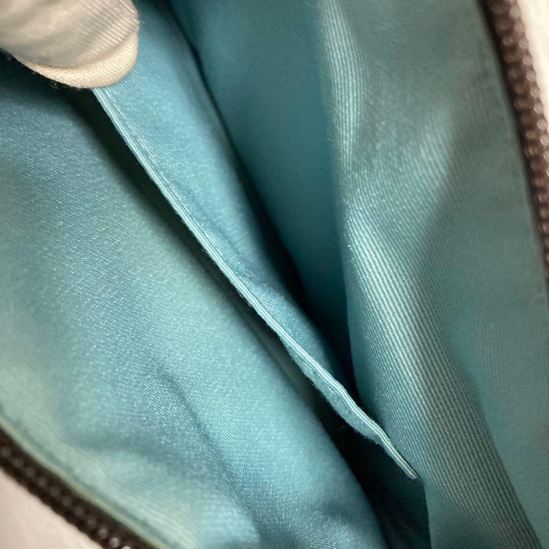 コーチ　COACH アクセサリーポーチ　オプアート ダークブラウン　y2k