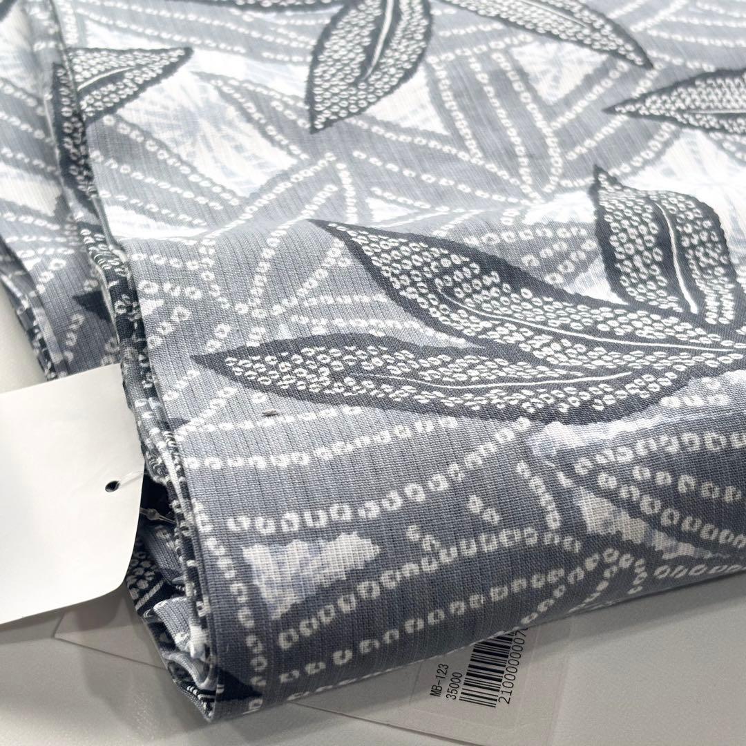 最終値下げ！新品・未使用品！浴衣 つやび雅姫 綿麻 有松鳴海絞り調 帯付き