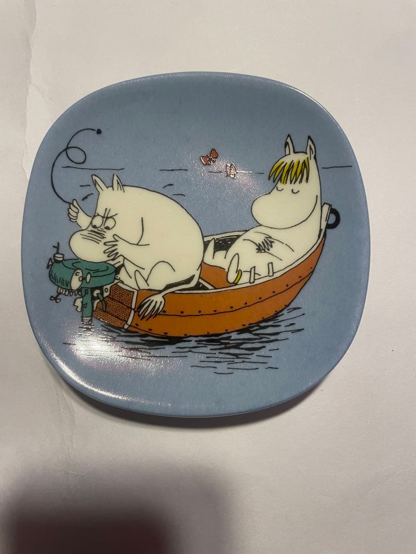 ムーミン アラビア ARABIA ウォールプレート 皿 エンジントラブル 箱付