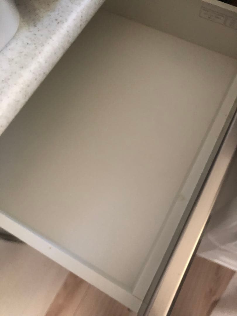 ニトリキッチンカウンター　アルミナ2 120CT WH