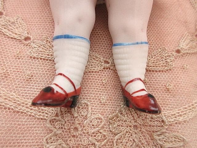 アンティーク　ミニョネット　☆　ビスクドール　オールビスク