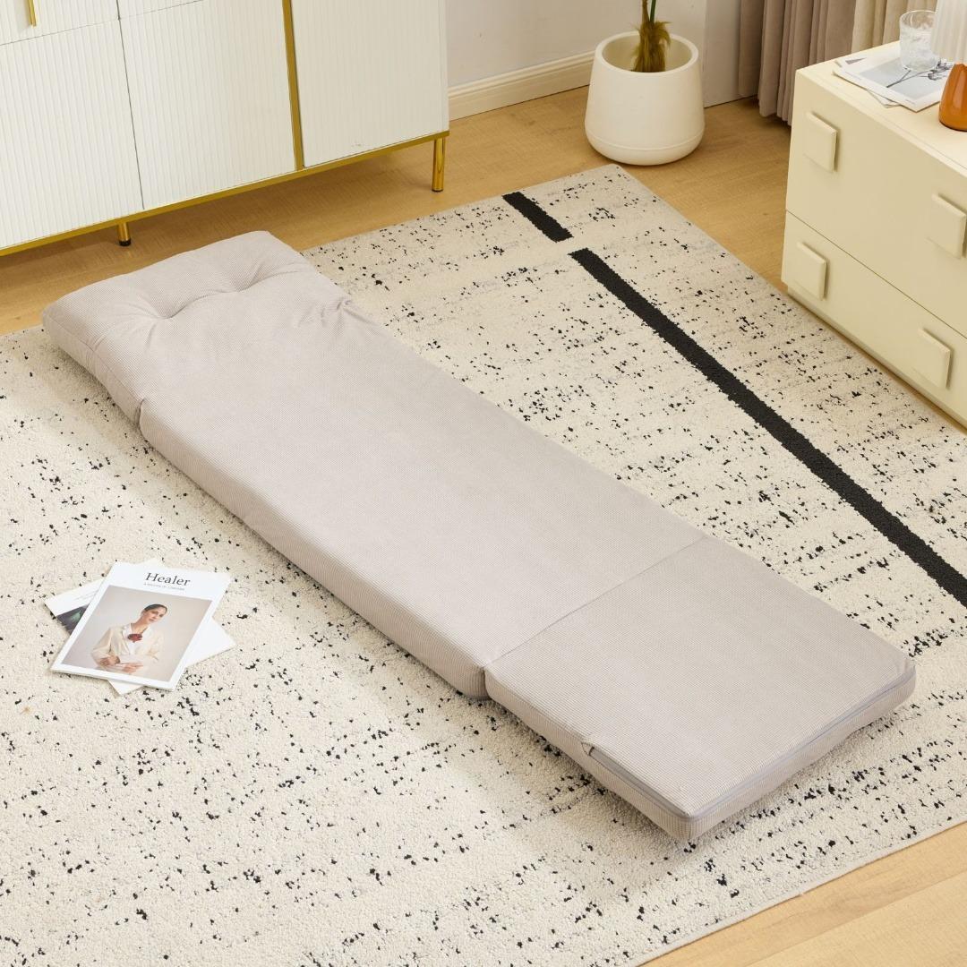 座椅子 ソファー 1人掛け ソファーベッド 15段調整可能 2WAY コンパクト