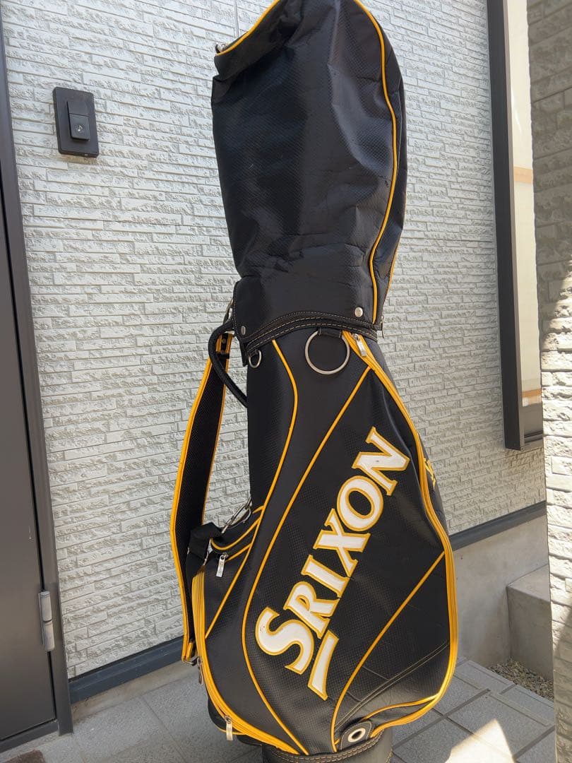 Srixon キャディバッグ 黒/黄色