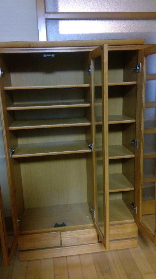 キャビネット　食器棚　本棚　飾り棚　平成　たのメル便料込