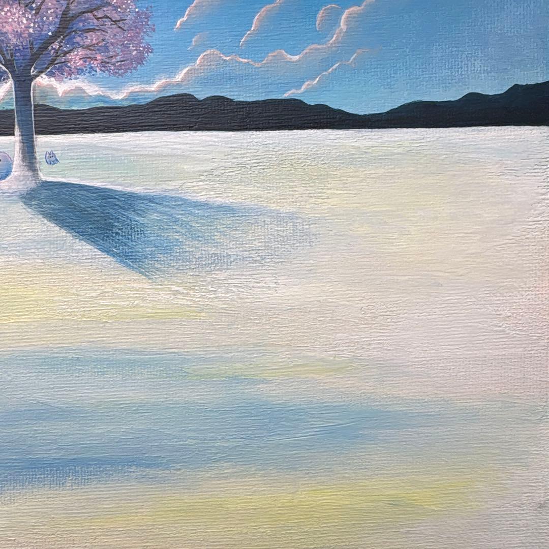 sakura アクリル画