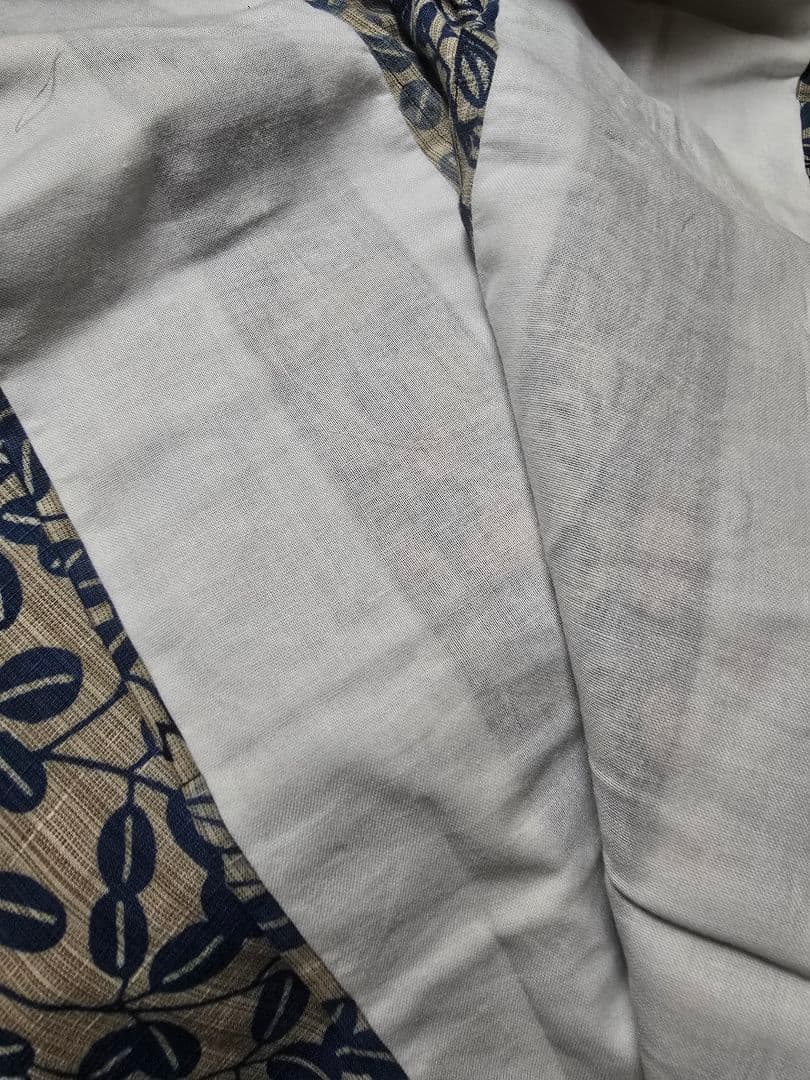 リピーター 日本橋竺仙 奥州小紋 桔梗丸に萩 Lサイズ