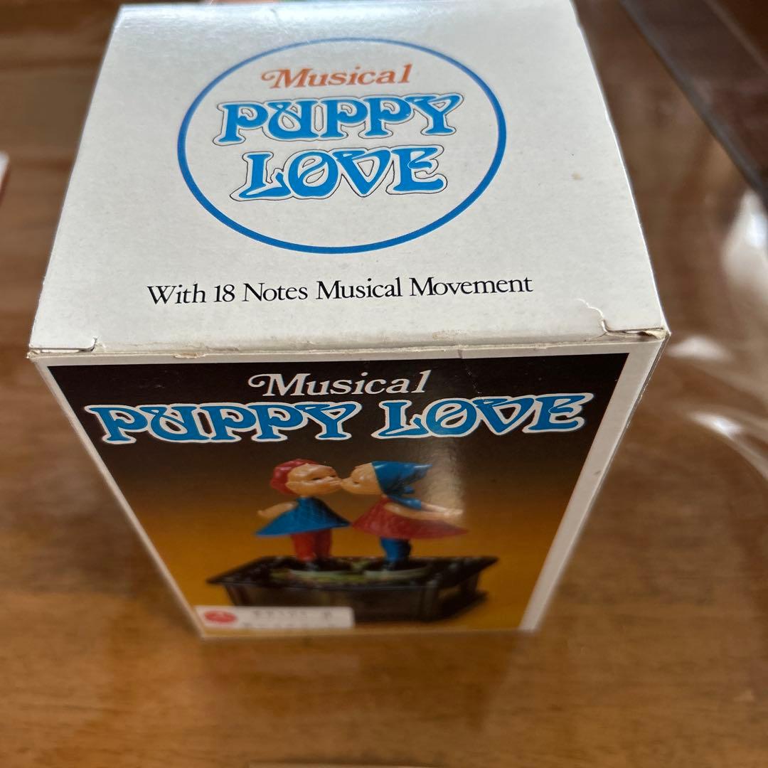 ✨未使用品　レトロ　オルゴール　キスドール　愛のオルゴール