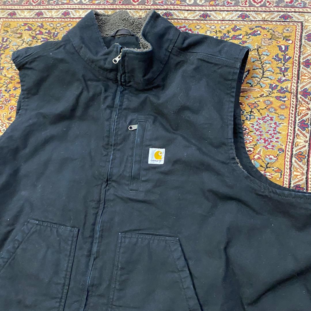 S*S様 Carhartt カーハート ダック ボア オーバーサイズ ベスト ブ