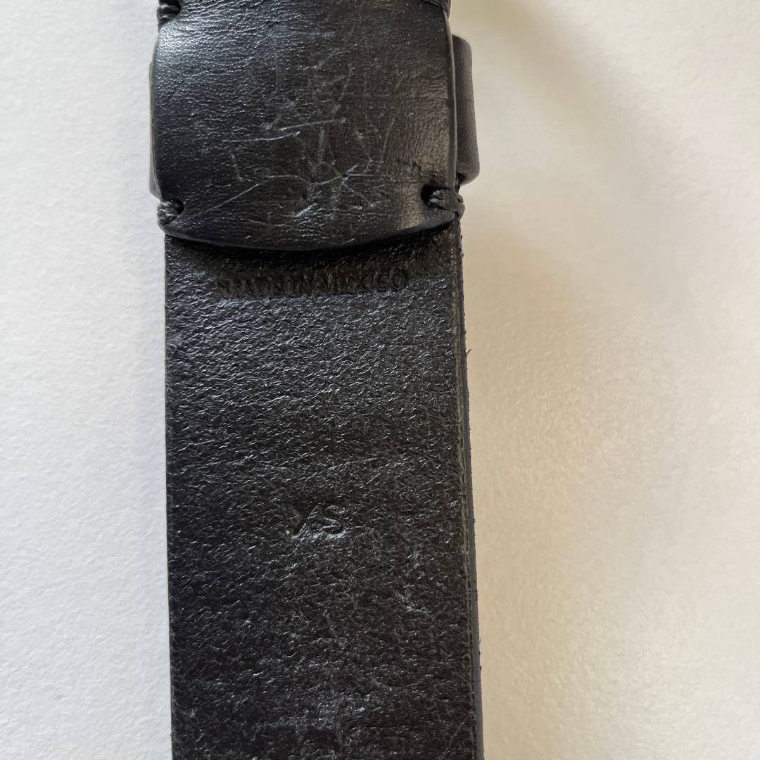 お値下げ　ポロラルフローレン　スタッズ 黒レザーベルト