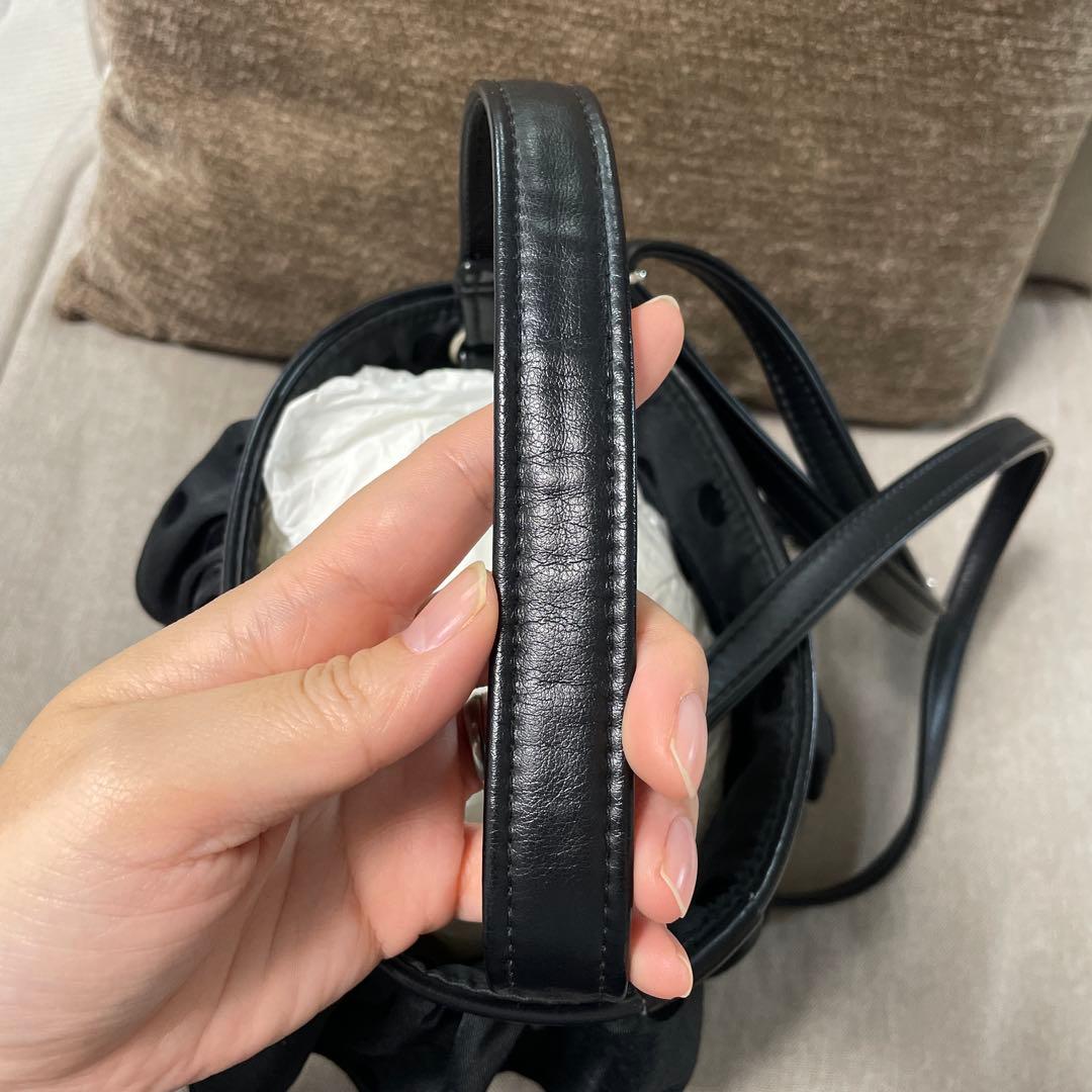 setsuko sagittaire セツコサジテール シティ 水玉 ブラック