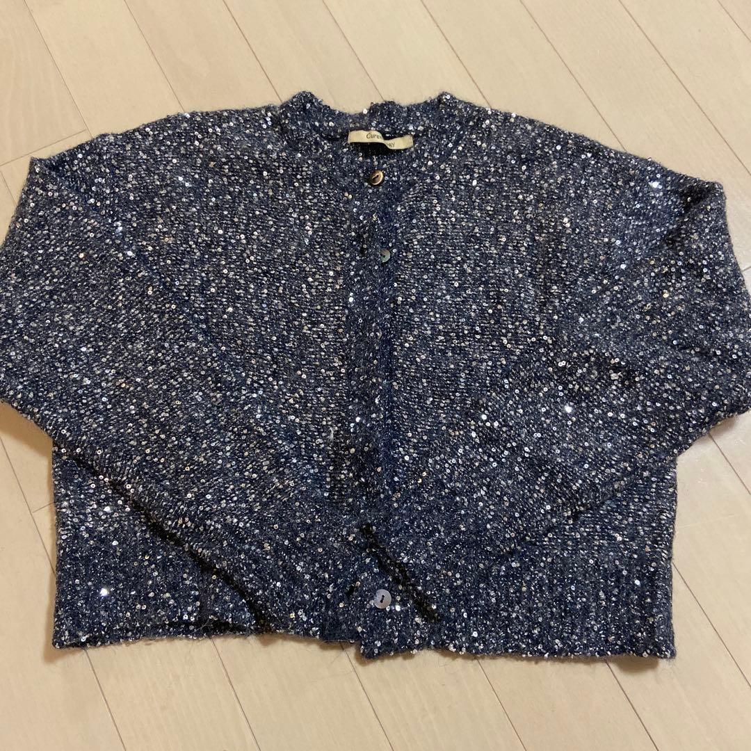 Curensology★スパングルショートカーディガン