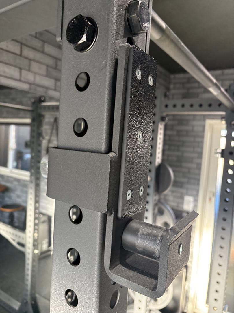 MBC ハーフラック 210cm｜ローラーJカップ・セーフティ・バー付｜タイプ1