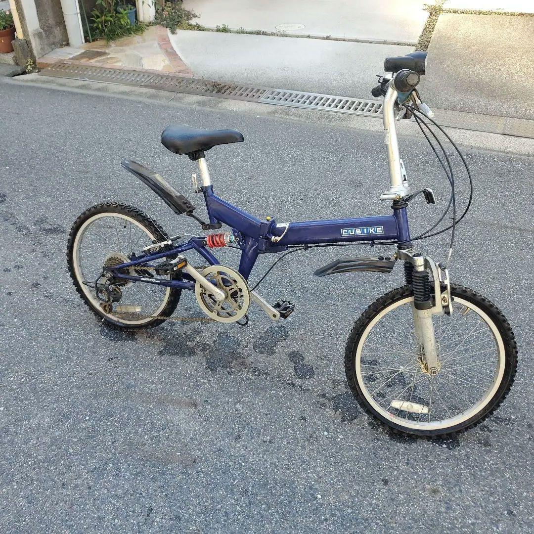 非売品 限定品日産 cube 折りたたみ自転車 当時のまま出品