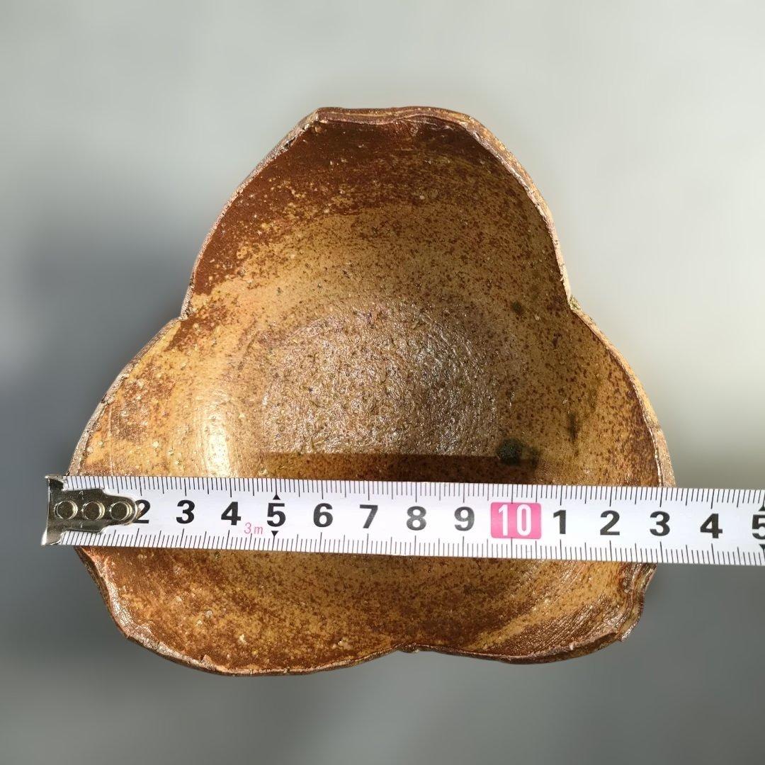 A1348-9/楽山窯/長岡住右衛門/割山椒向付5客/銘々皿/飾鉢/懐石道具/