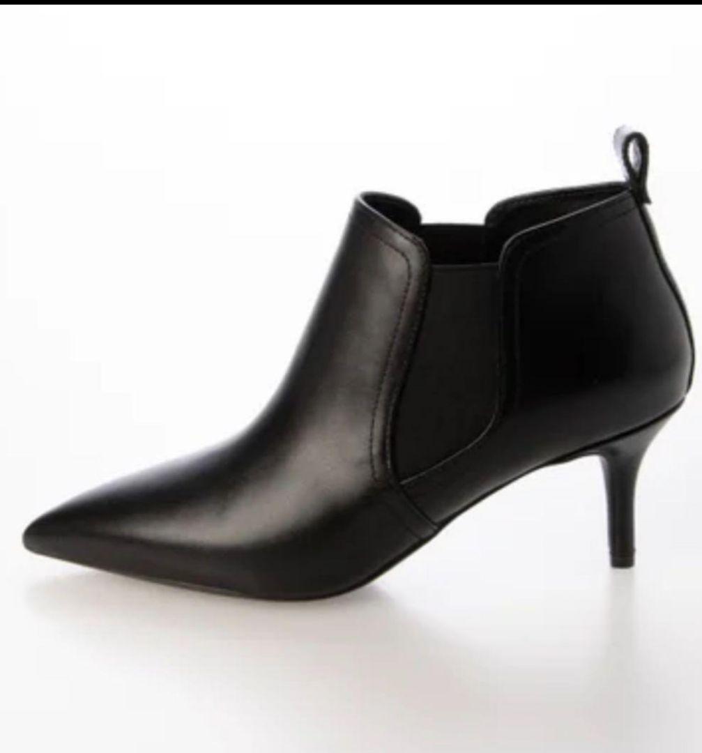 新春値下げ★新品未使用★COLE HAANブラックサイドゴアブーツ 23㎝