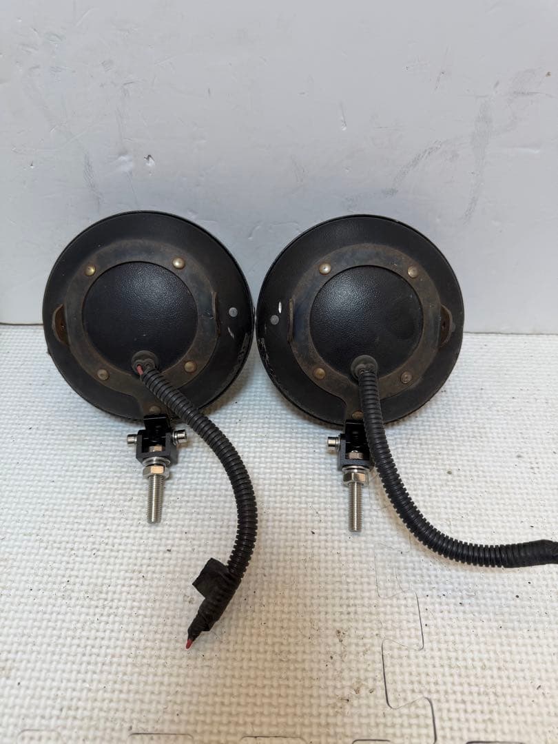 当時物デュアルカウル用CIBIEフォグランプ/ライトカバー付シビエ/検マーシャル