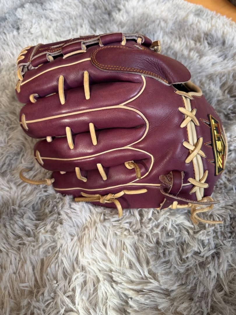 ZETT PRO STATUS 軟式グローブ ワインレッド　藤浪モデル