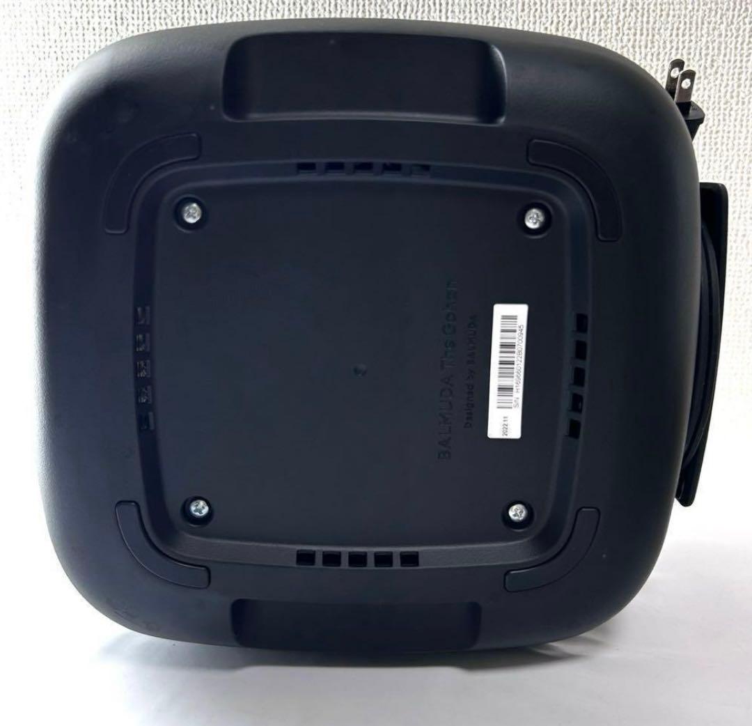 【明日まで✨お値下げ】バルミューダ ザ・ゴハン 3合炊きK08A-BK