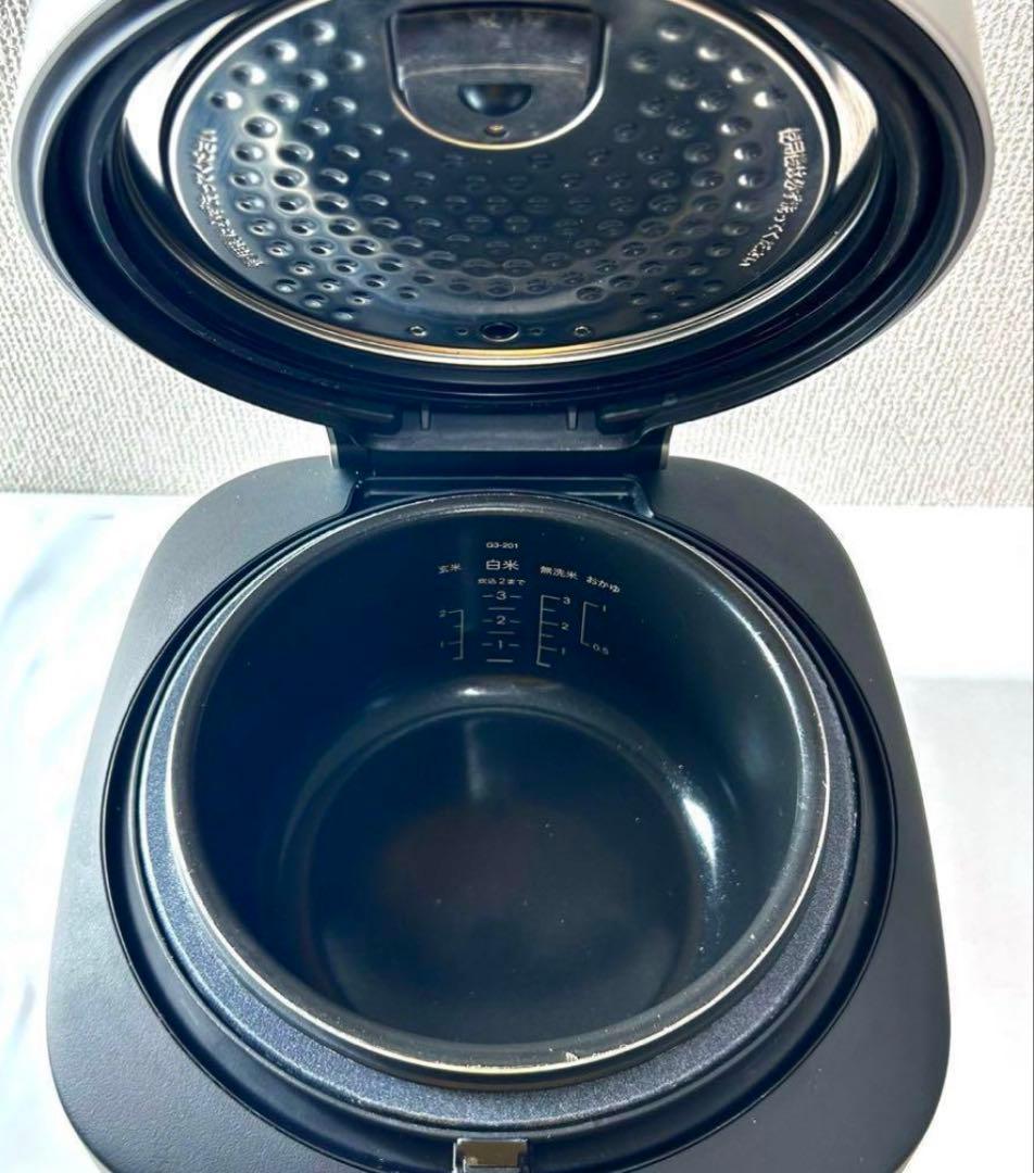 【明日まで✨お値下げ】バルミューダ ザ・ゴハン 3合炊きK08A-BK
