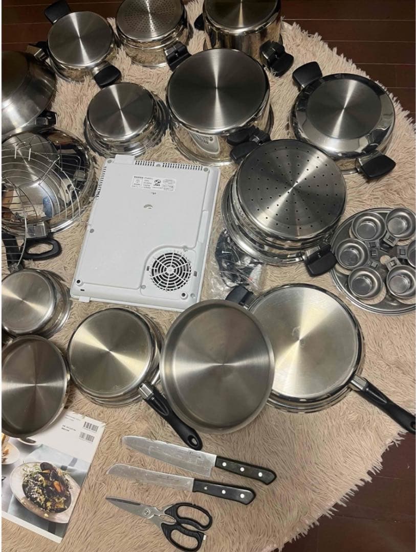 超お得セット‼️豪華セット‼️インダクションレンジ&24P&ナイフハサミ✴︎34万円‼️