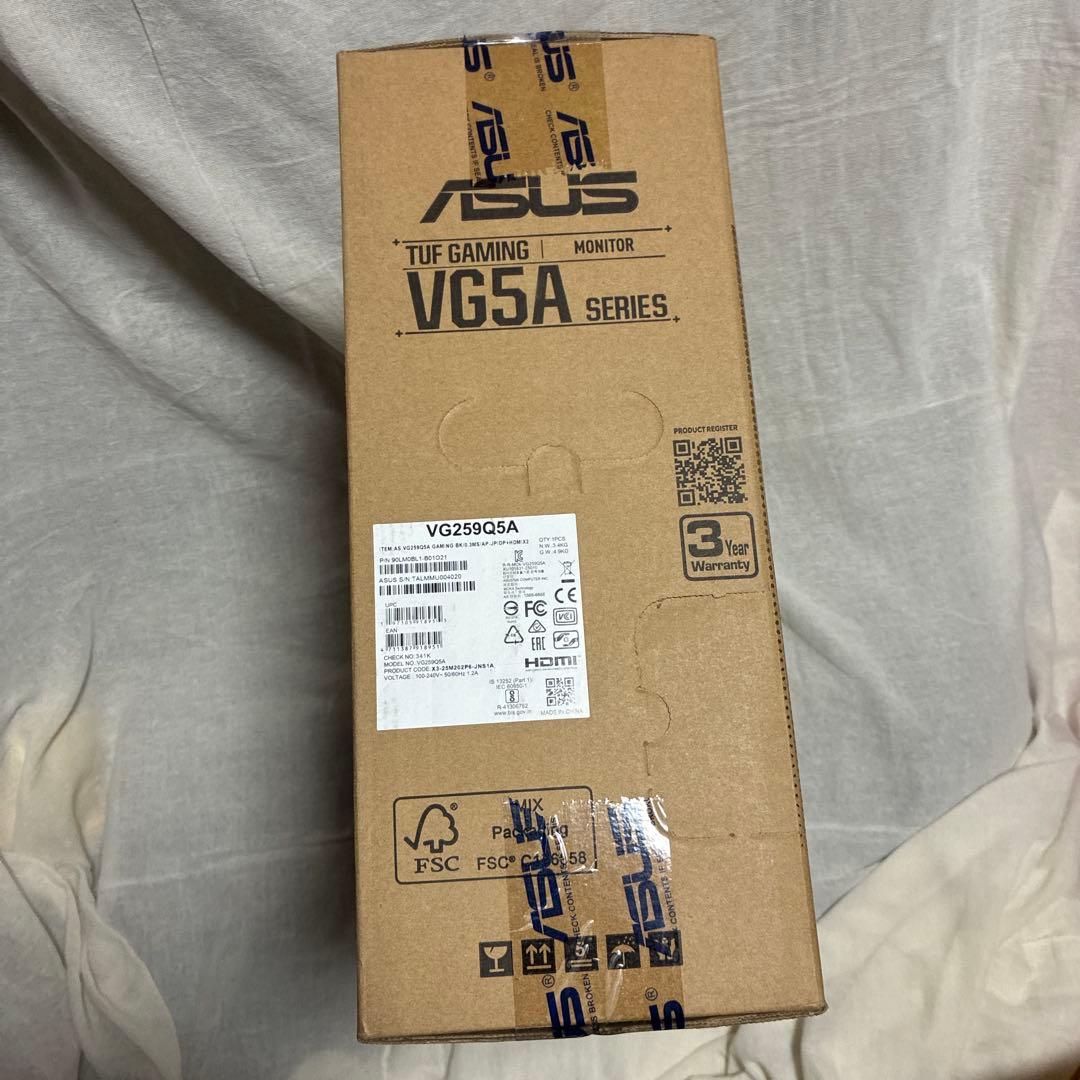 ASUS TUF GAMING VG5A VG259Q5A モニター
