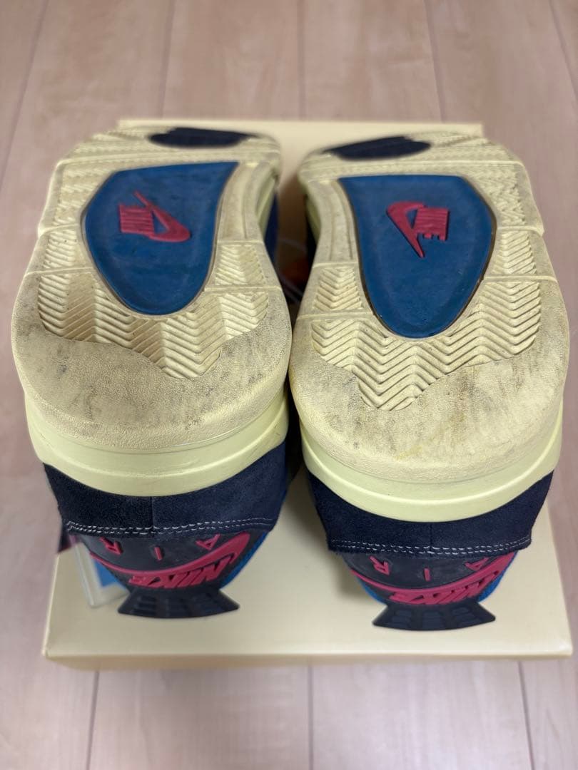 Nike×Unionナイキユニオンエアジョーダン4オフノワールUS14/32cm