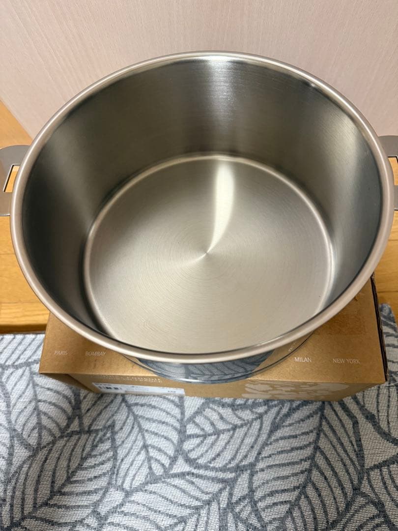 CRISTEL クリステル ステンレス 鍋 L深鍋 24cm