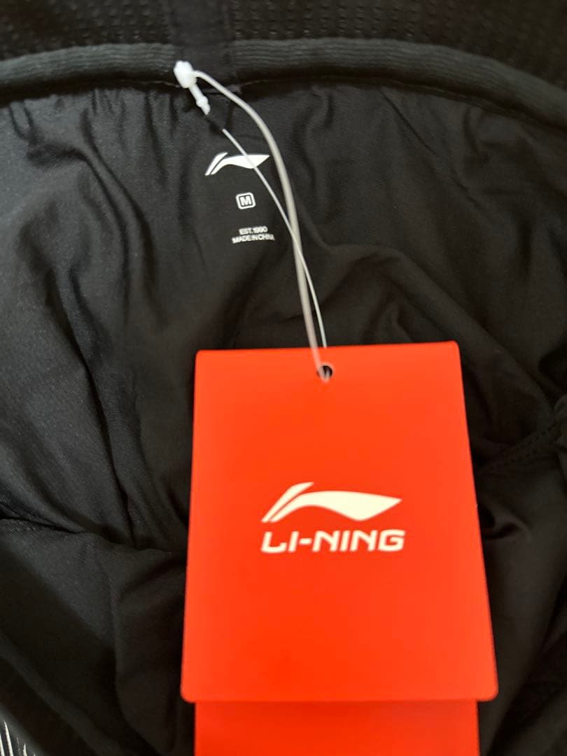 LI-NING ハーフタイツ【M】ストライプ