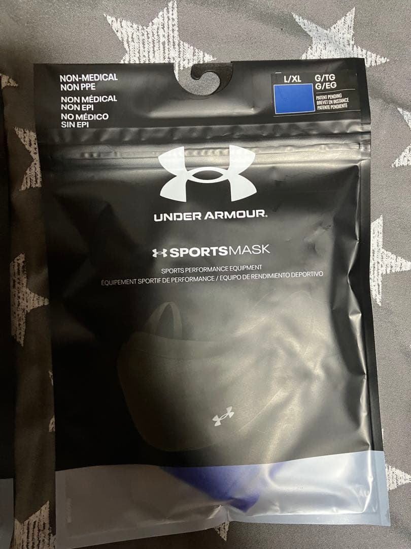 送料込の限界値　アンダーアーマースポーツマスク3点セット黒紺青L/XL新品未使用