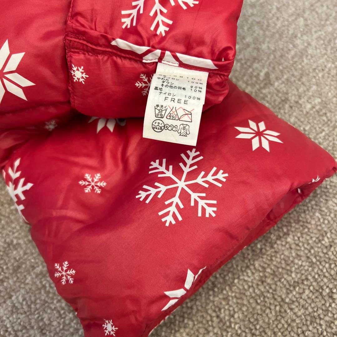 【レア商品！美品】NORTH FACE ノースフェイス　 レッグウォーマー　赤