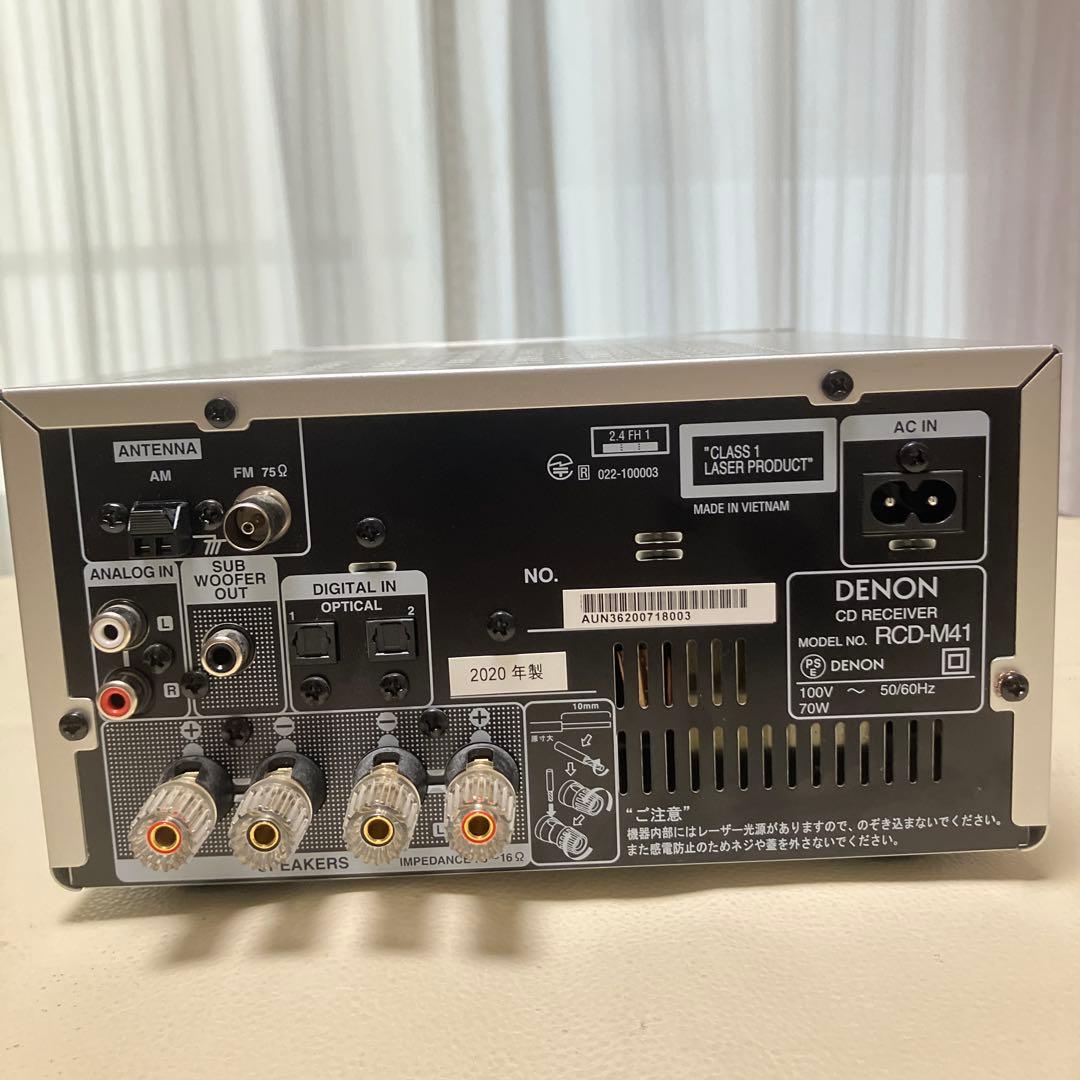 DENON CDレシーバー RCD-M41SP 整備動作品 2020年製