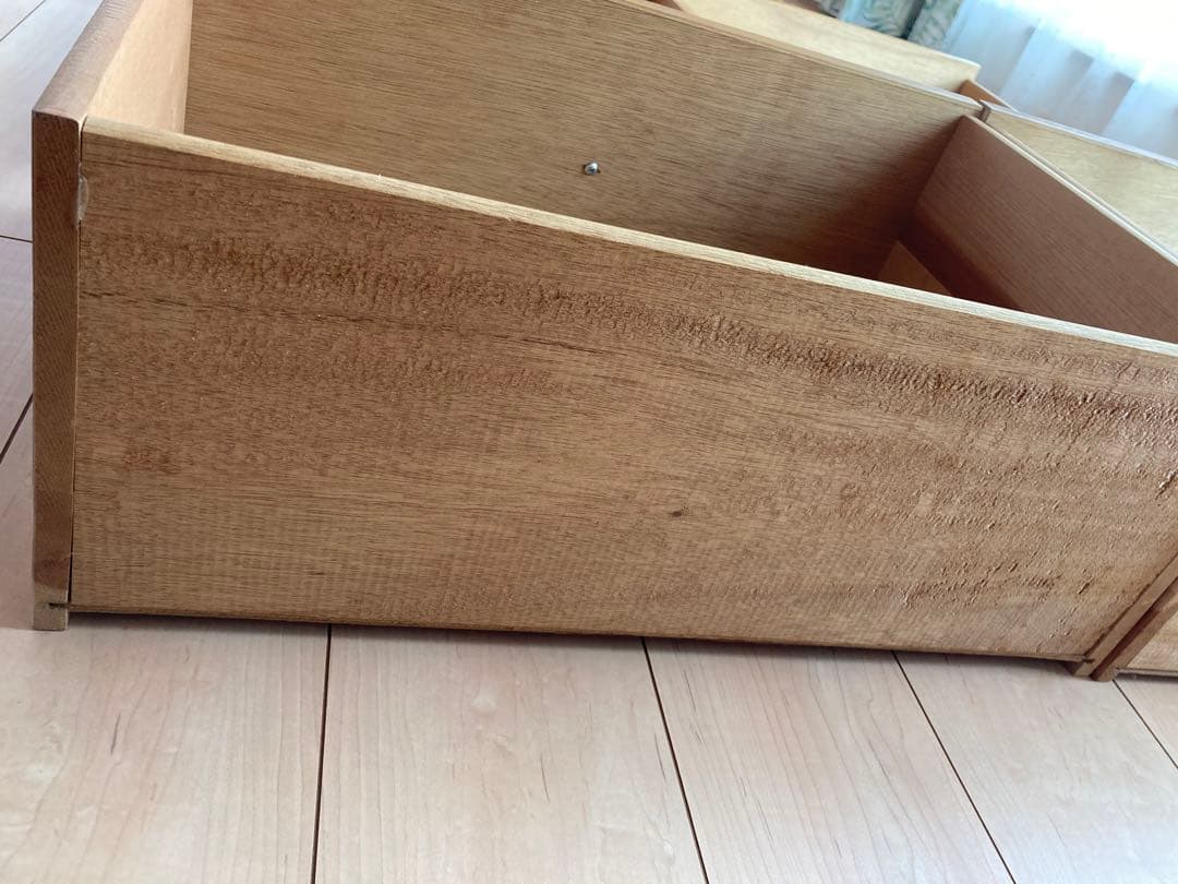 古家具　タンス　引き出し　7段　濃緑色、深緑系　サムラ工芸K.K 昭和レトロ