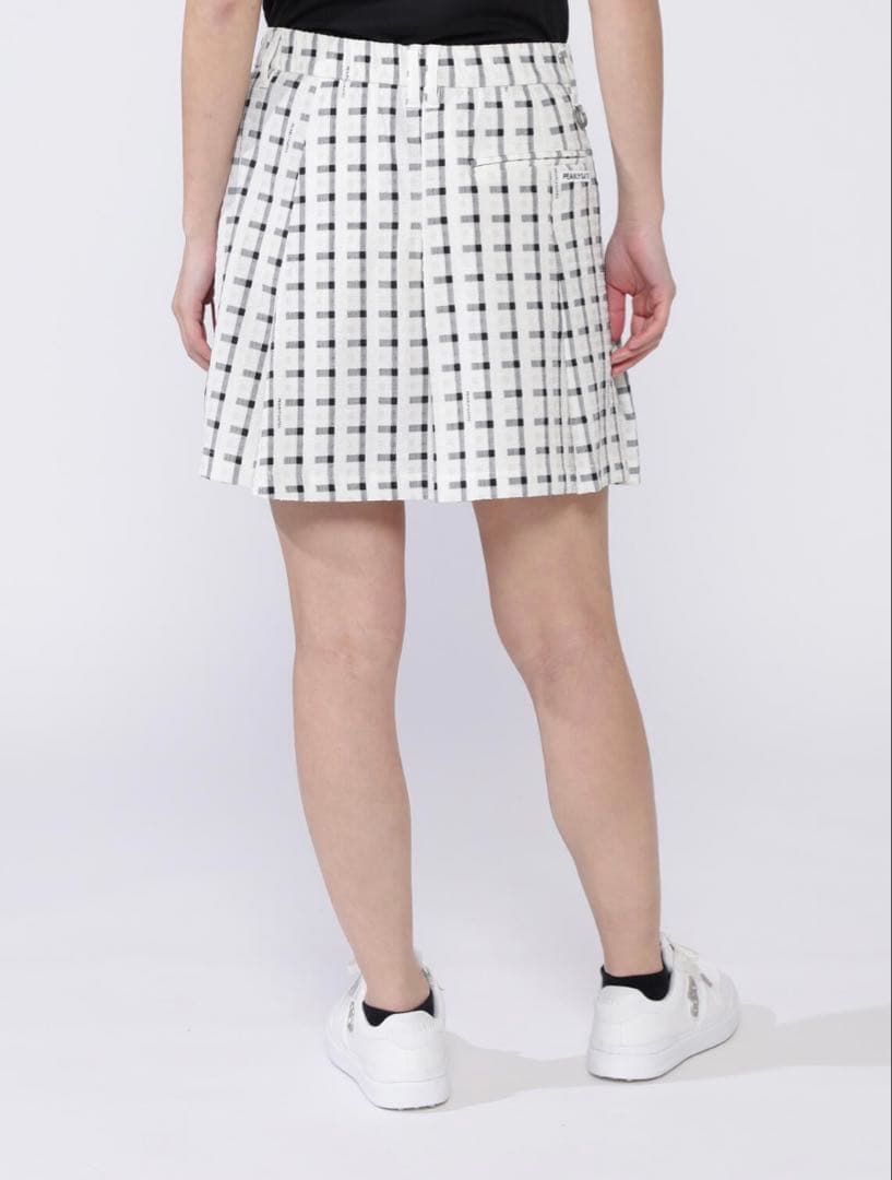 チェック柄プリーツスカート