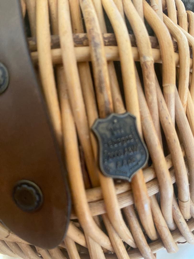 ピ*ウ様 エバゴス　ファー付きかごバッグ