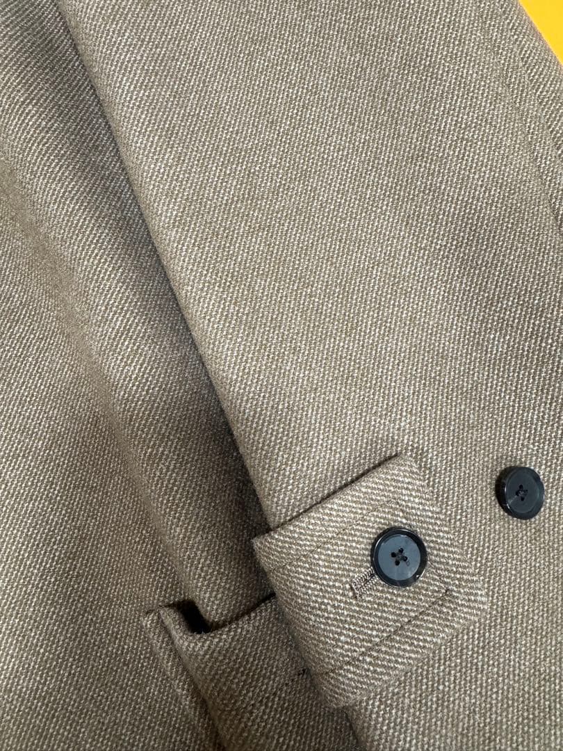 オーラリー ウール シルク ダッフルコート 4 ライトブラウン