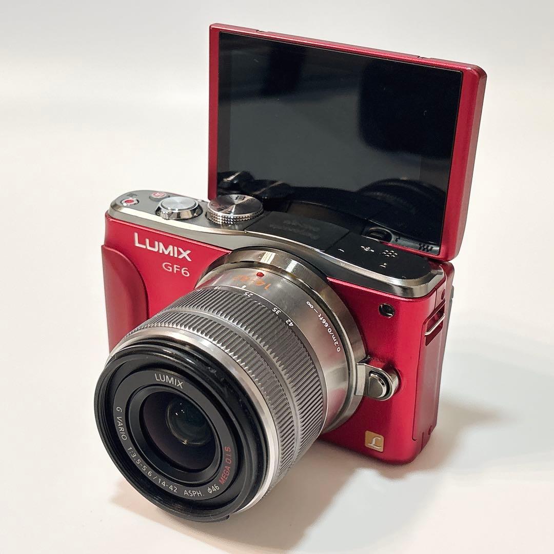 ✨美品✨ パナソニック LUMIXG ミラーレス一眼 DMC-GF6W デジカメ