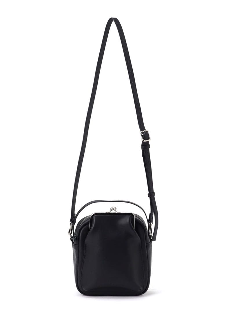 ヨウジヤマモト COW LEATHER L CLASP BOX BAG