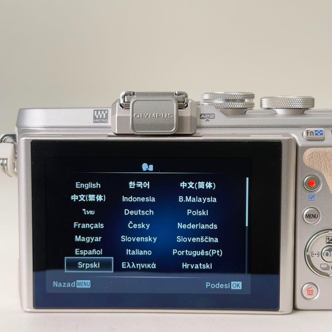 OLYMPUS オリンパス PEN E-PL8 ダブルレンズ シャッタ数475回