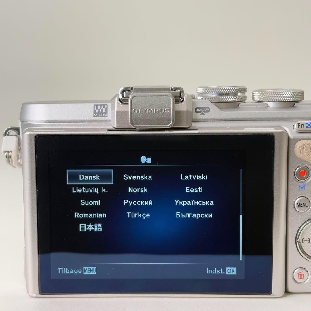 OLYMPUS オリンパス PEN E-PL8 ダブルレンズ シャッタ数475回