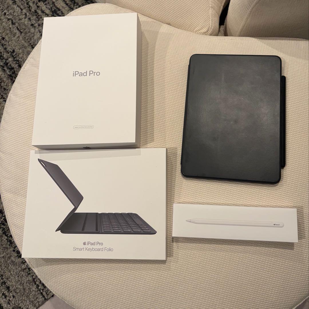 iPad Pro 11インチ アップルペンシル　キーボードスマートフォリオ