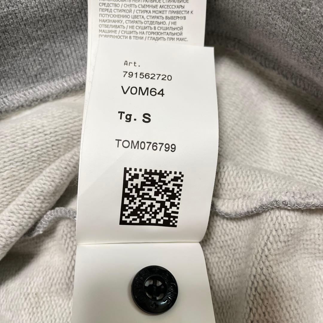 STONE  ハーフジップ　スウェット　シャツ　グレー　Sサイズ