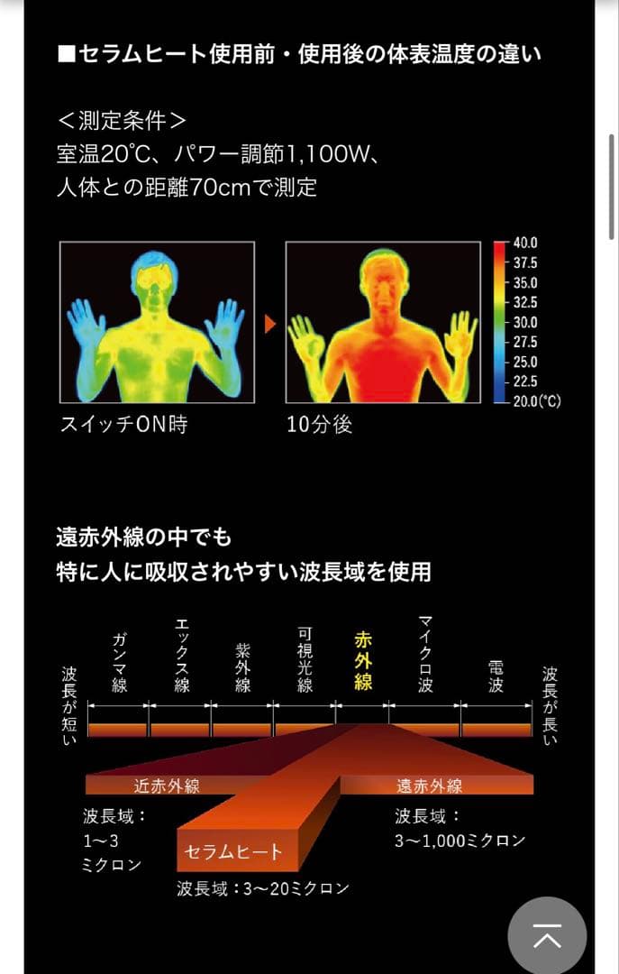 ダイキン　セラミックヒーター2022年モデル