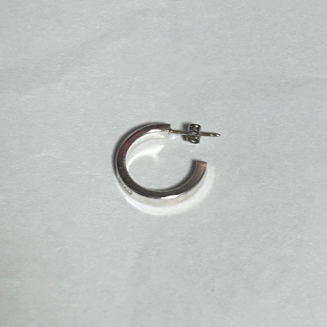ティファニー 1837 ナロー フープ 片耳 ピアス シルバー925 スモール