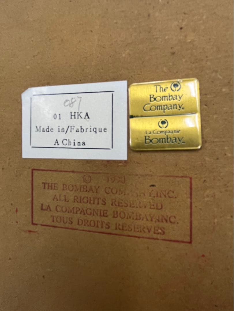 アンティーク 家具 ボンベイカンパニー コンソールテーブル サイドテーブル 猫脚