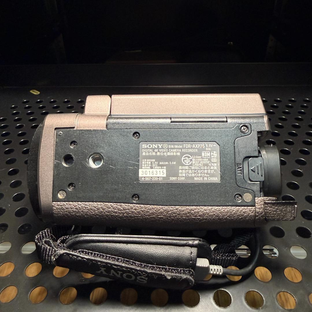 【動作確認済】【防湿庫保管】SONY 4K Handycam FDR-AXP35