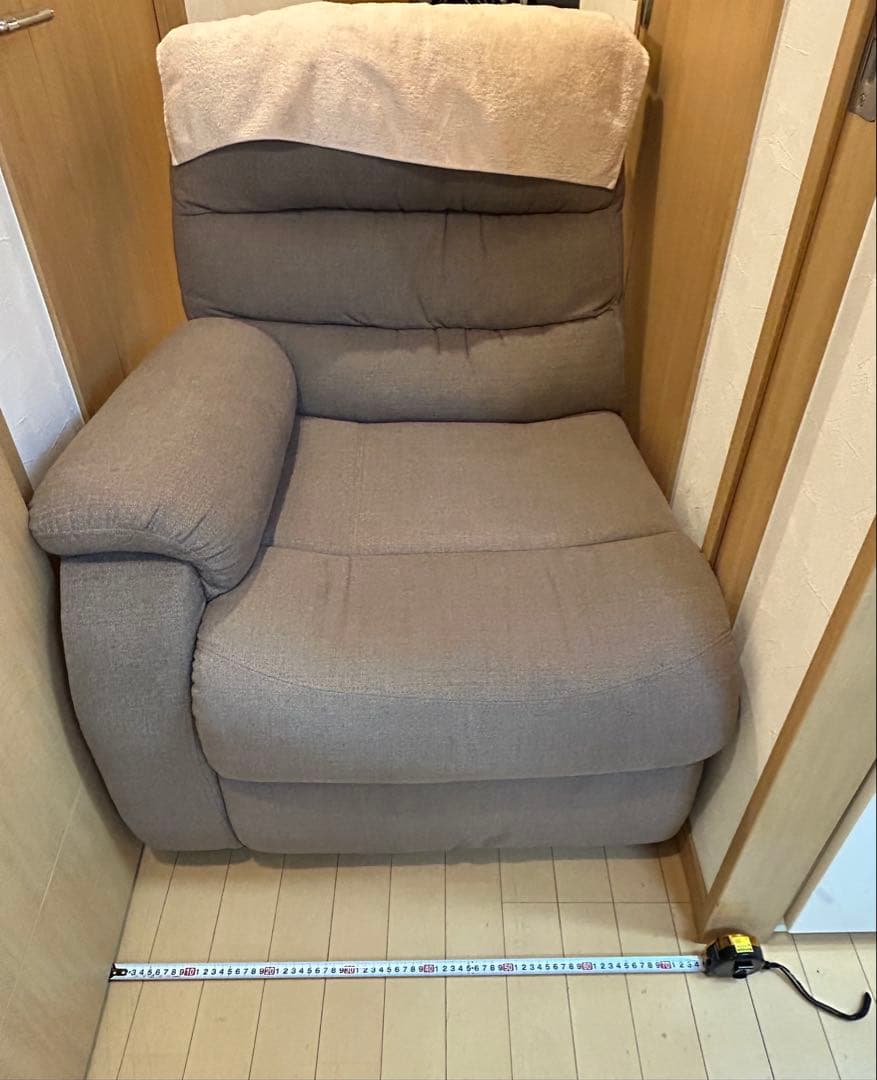 【値下げ交渉OK！】ニトリ電動リクライニングソファ　2人掛けソファ　ビリーバー3