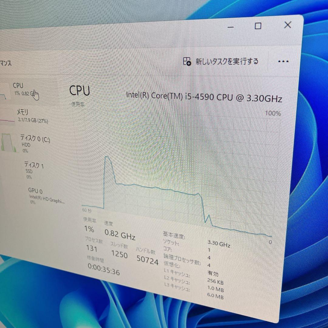 【1TB大容量】HP EliteDesk 800 G1 小型デスクトップPC